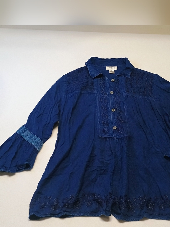 Oso Casuals Tops - Oso 90's  Casuals Women's Size M  Boho Bell Sleeve Blouse